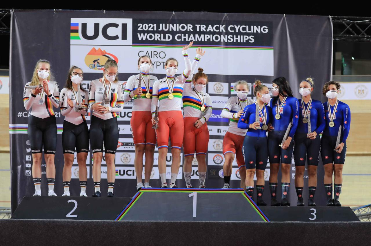 روسيا تتوج بذهبية سباق السرعة ببطولة العالم للدراجات