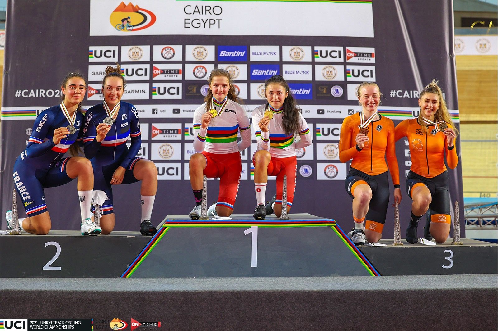 ناشئات روسيا يحصدن ذهبية سباق ماديسون ببطولة العالم للدراجات