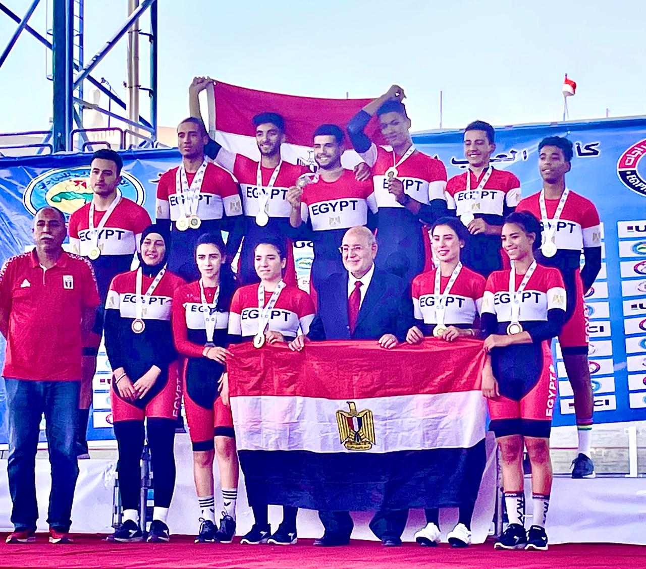 منتخب مصر للدراجات يفوز ب 26 ميدالية في بطولة أفريقيا للمضمار بنيجيريا